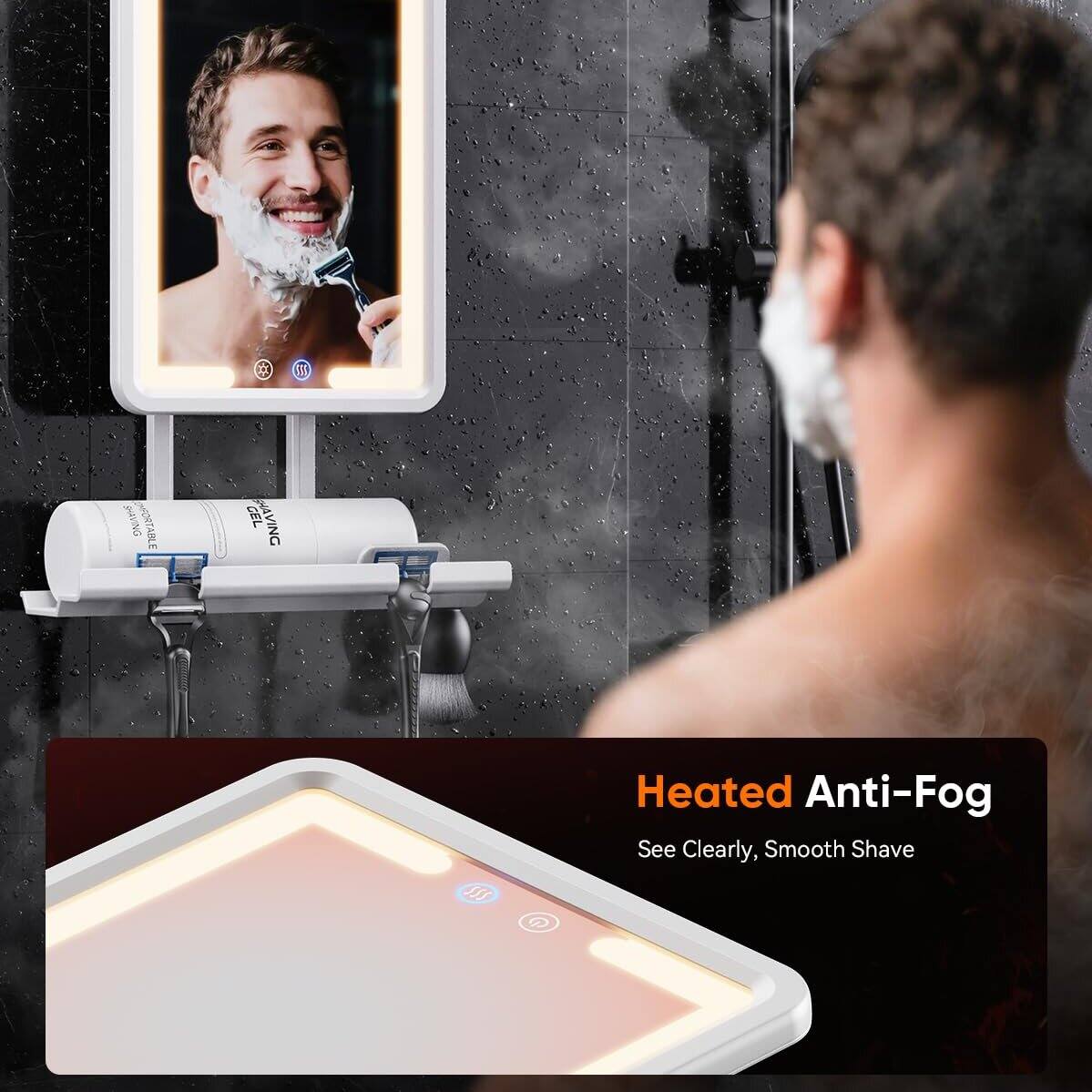 Heated Anti-Fog  
See Clearly, Smooth Shave