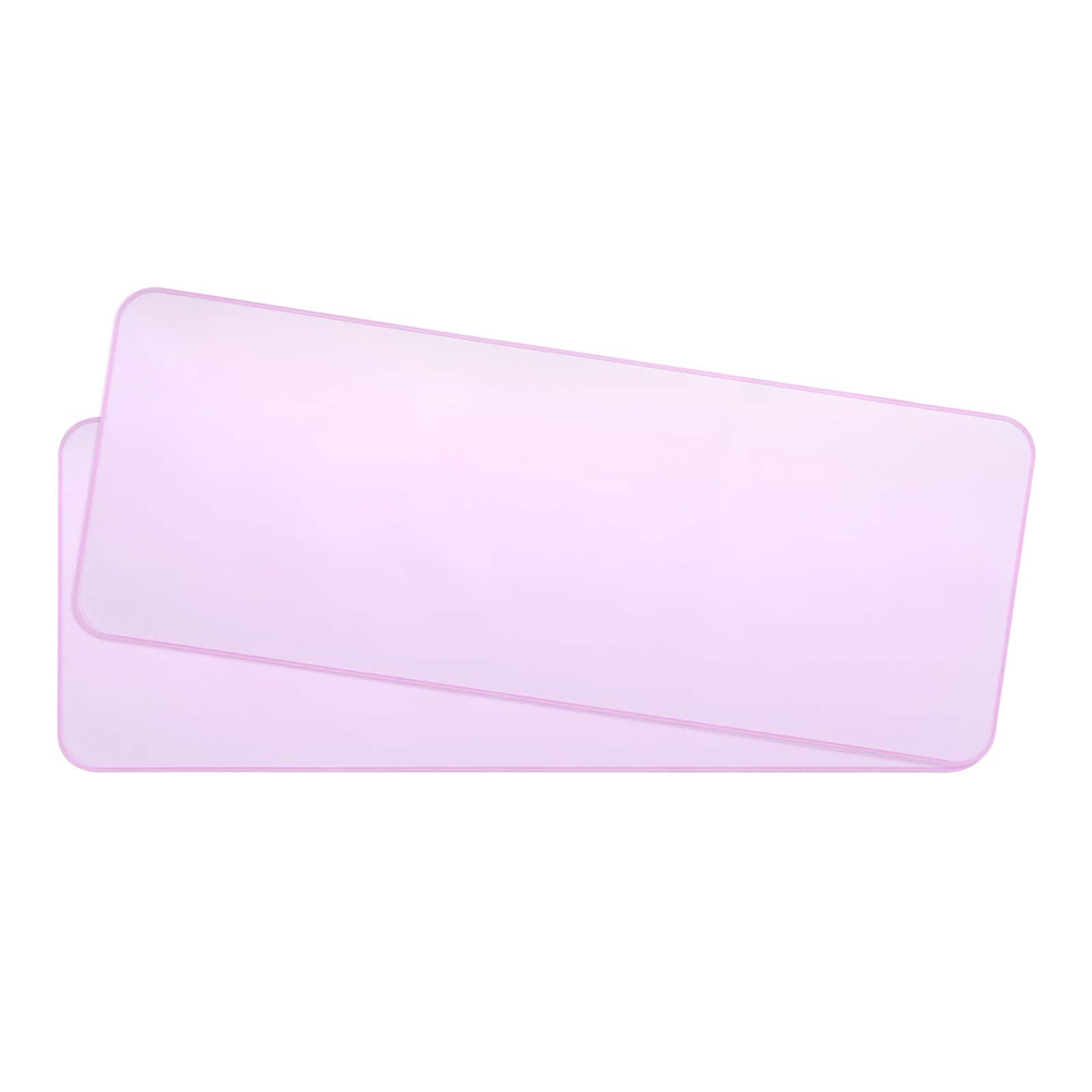 Unique Bargains - 2pcs Universal Silicone Keyboard Protector Skin for 15.6"-17.3" Laptop, 14.2 x 5.1 Inch Ultra Thin Cover - Purple