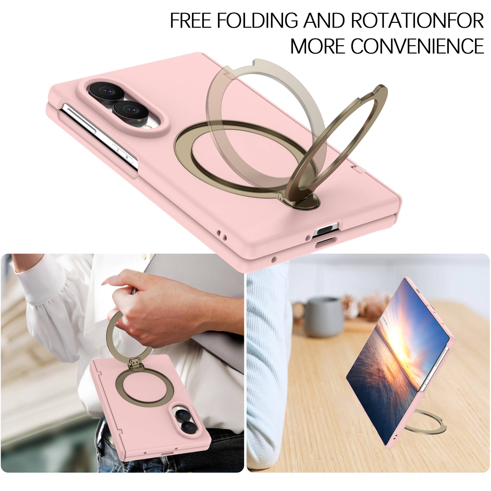 Dteck Shockproof Magnetic Phone Case for Samsung Galaxy Z Fold8 with ...