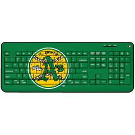Keyscaper - Athletics 1971-1981 Cooperstown Solid Design Wireless Keyboard - Multicolor