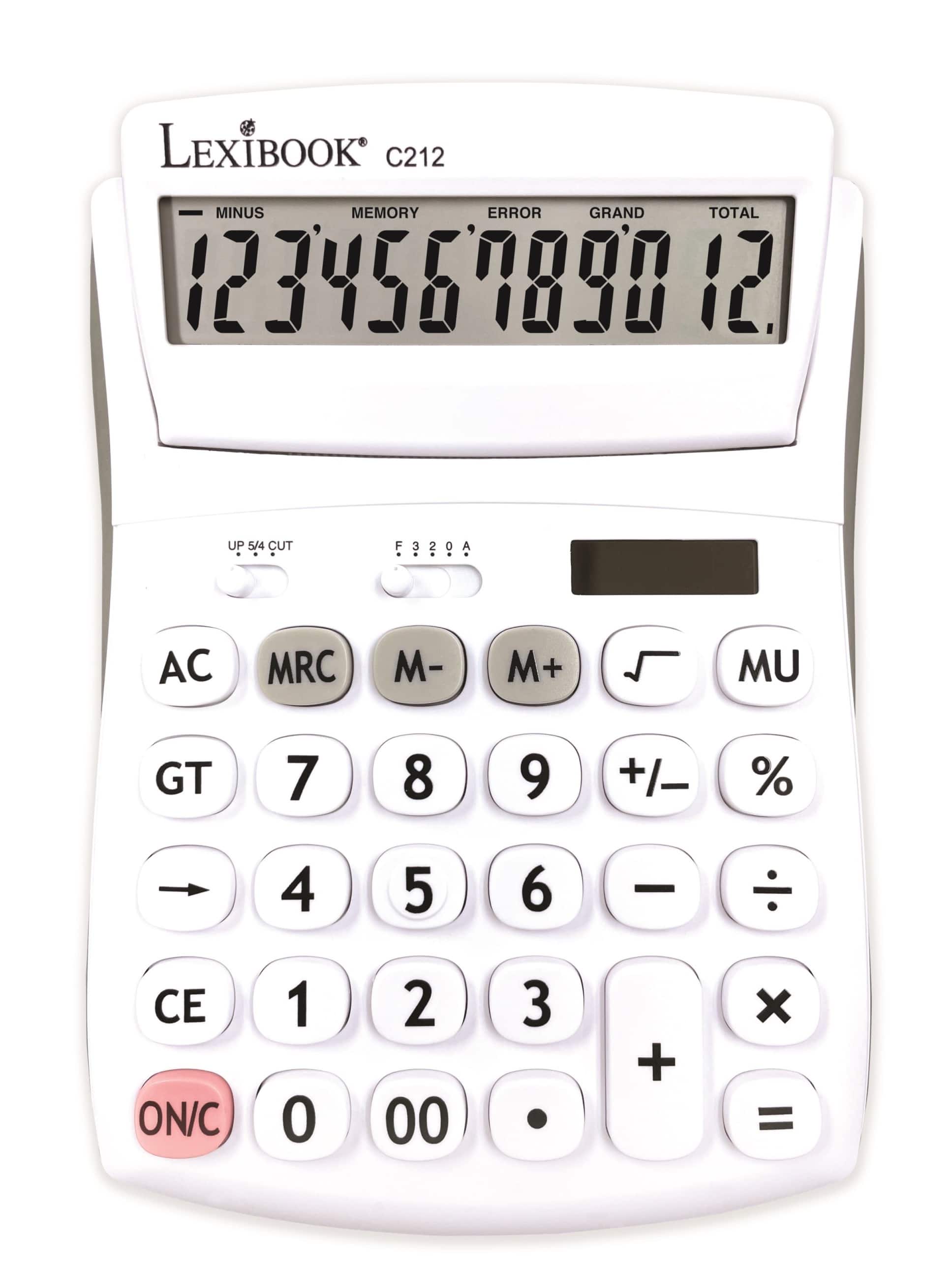 Lexibook - 12-digit Desktop Calculator