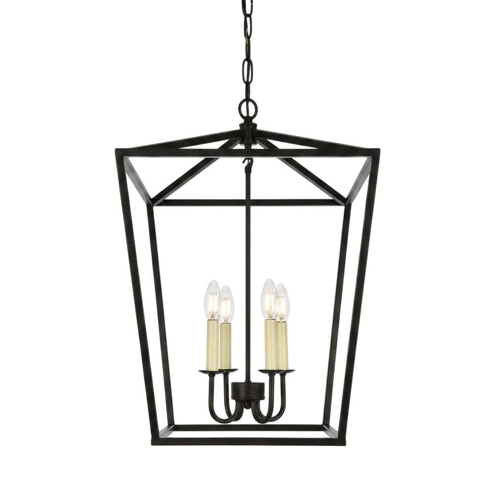Living District - Maddox Collection Pendant D17 H24.25 Lt:4 Finish - Black price history on PriceWatchPro