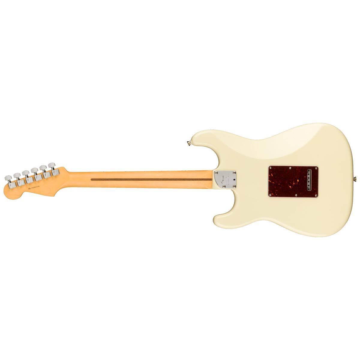 Alt View 1. Fender - Fender American Professional II Stratocaster Electric Guitar, Maple Fingerboard, Olympic White.
