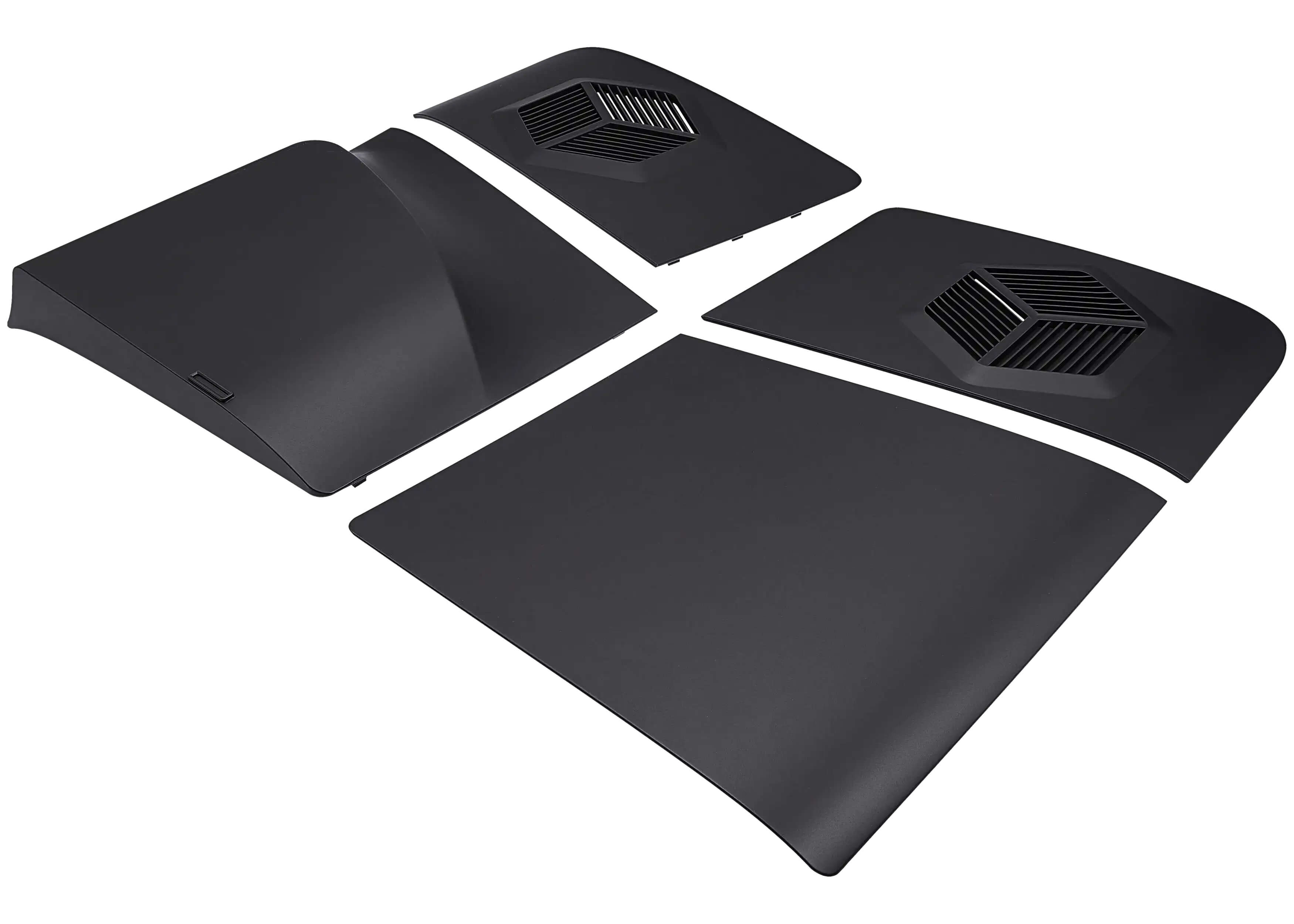 Alt View 1. MobileSentrix - Console Shell Faceplate Covers Replacement Compatible For PlayStation 5 Pro PS5 Pro (D-006) (Disc Edition) - Black - Black.