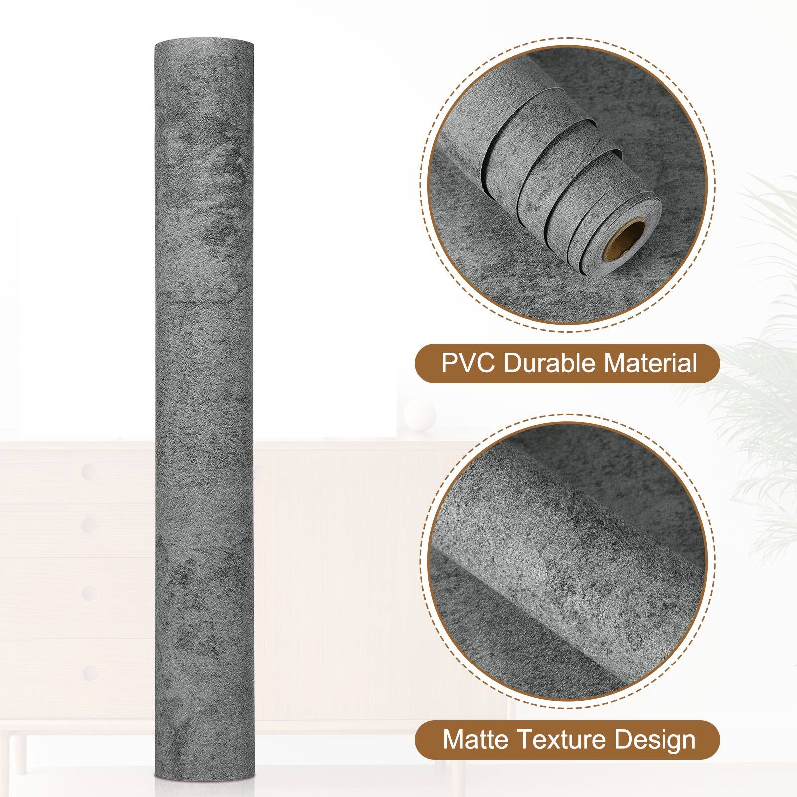 PVC Durable Material  
Matte Texture Design