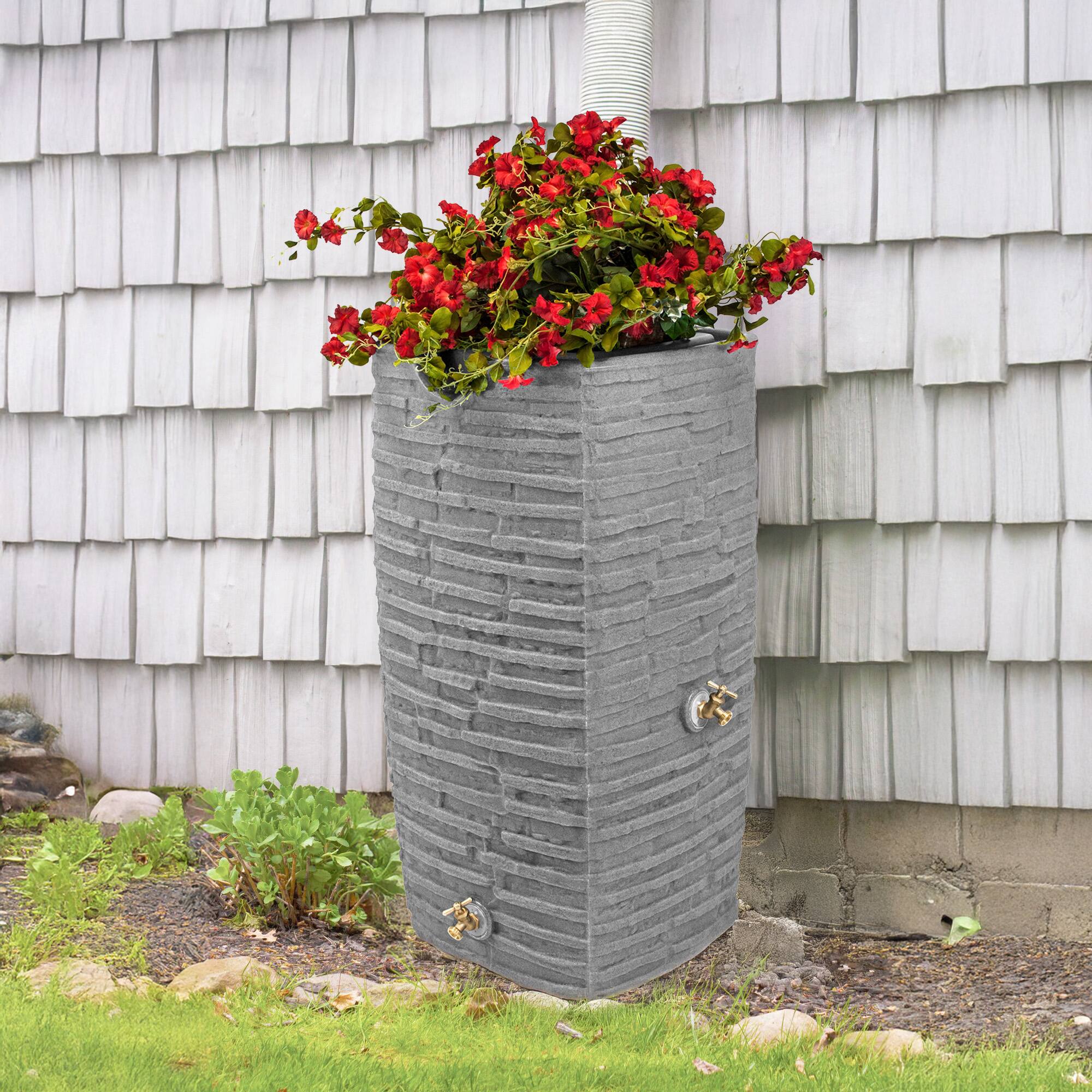 Alt View 3. Good Ideas - Good Ideas Impressions Riverwalk 50 Gallon Rain Saver, Dark Granite (3 Pack).