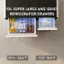 93L Super Large and Quiet Refrigerator Drawers:

* 65L: 37.4°F - 53.6°F
* 28L: -11.2°F - 10.4°F