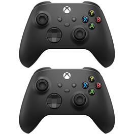 Microsoft - Xbox Core Wireless Controller 2-Pack Bundle - Xbox Series X|S, Xbox One, and Windows Devices - Carbon Black
