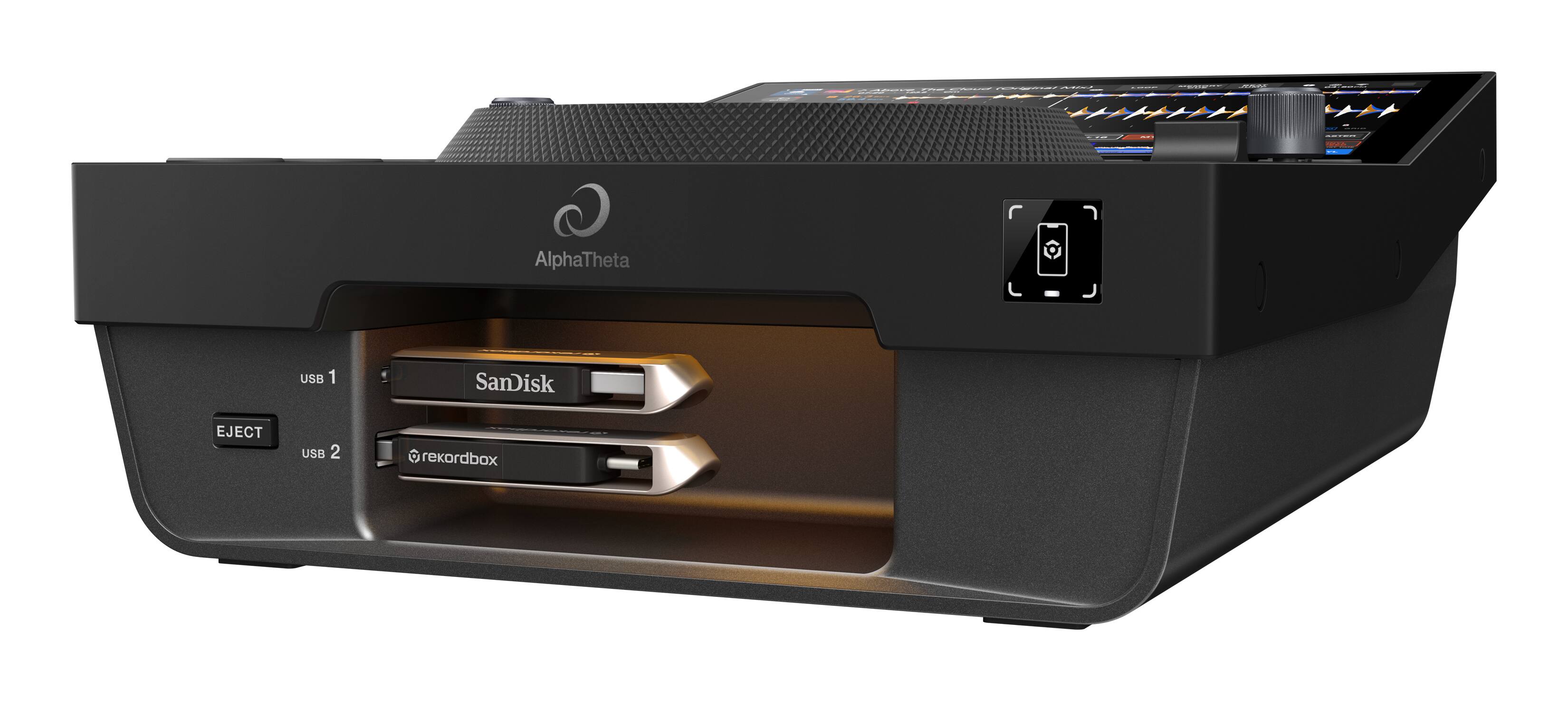 AlphaTheta  
USB 1  
SanDisk  
EJECT  
USB 2  
rekordbox