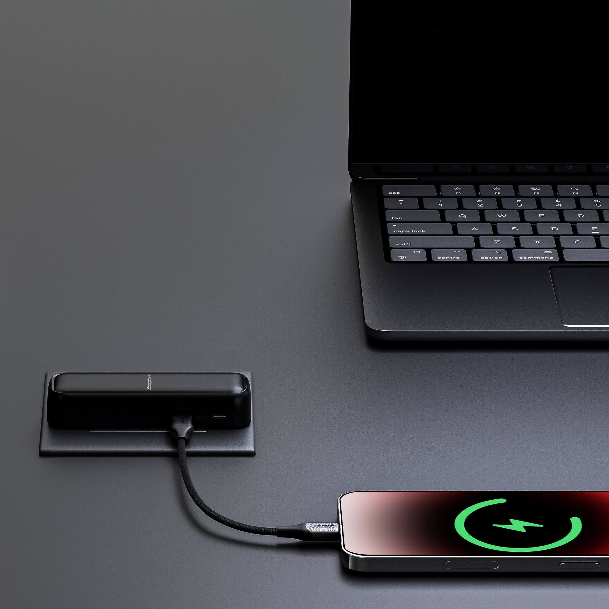 Energizer 5,000mAh USB C Power Bank with Built In Wall Plug and ...