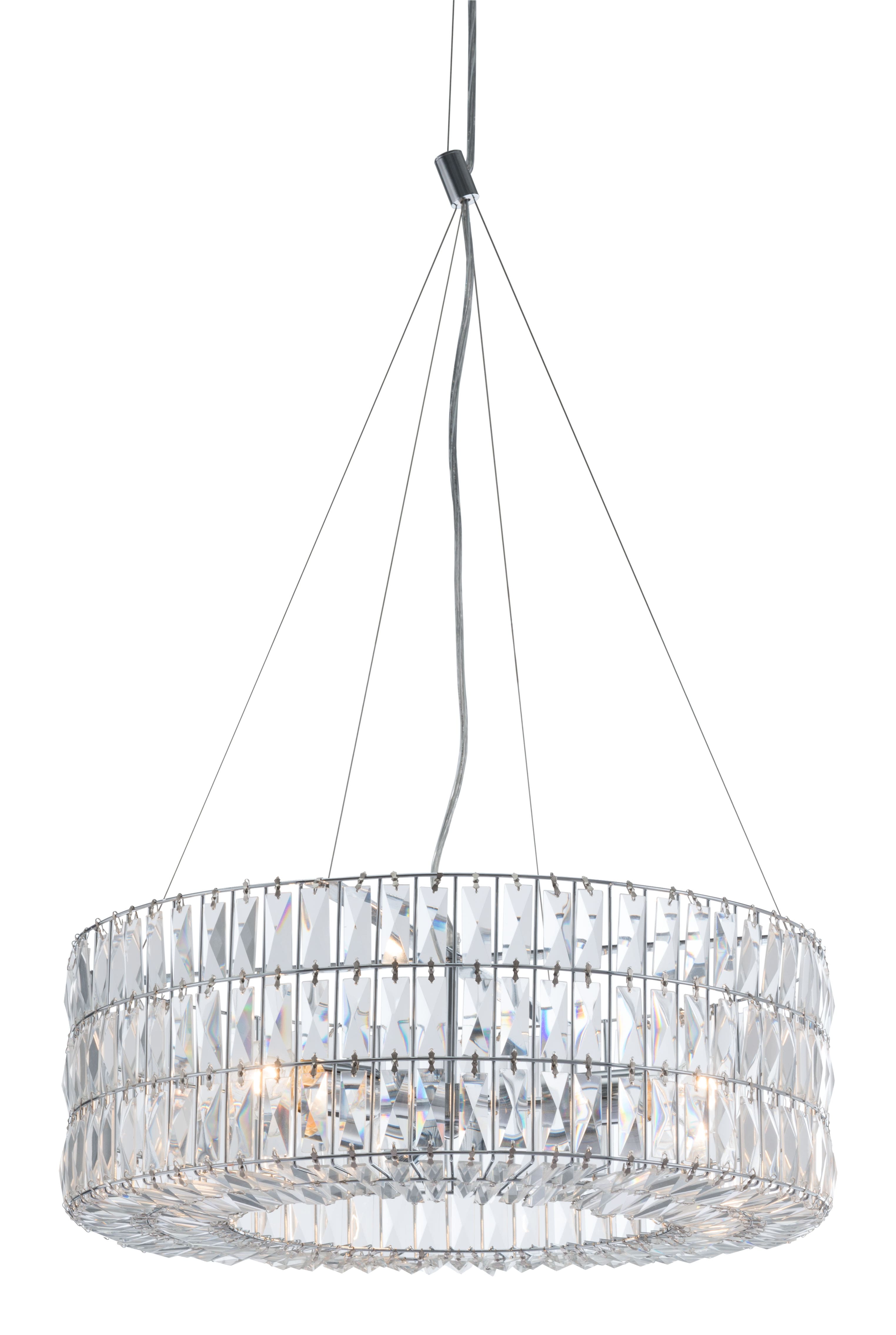 Hivvago - Jena Ceiling Lamp - Chrome