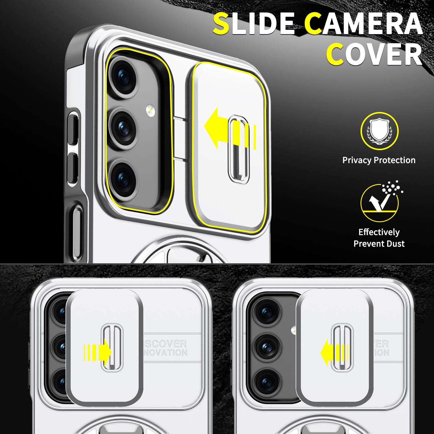 SLIDE CAMERA COVER

Privacy Protection
Effectively Prevent Dust

SCOVER NOVATION