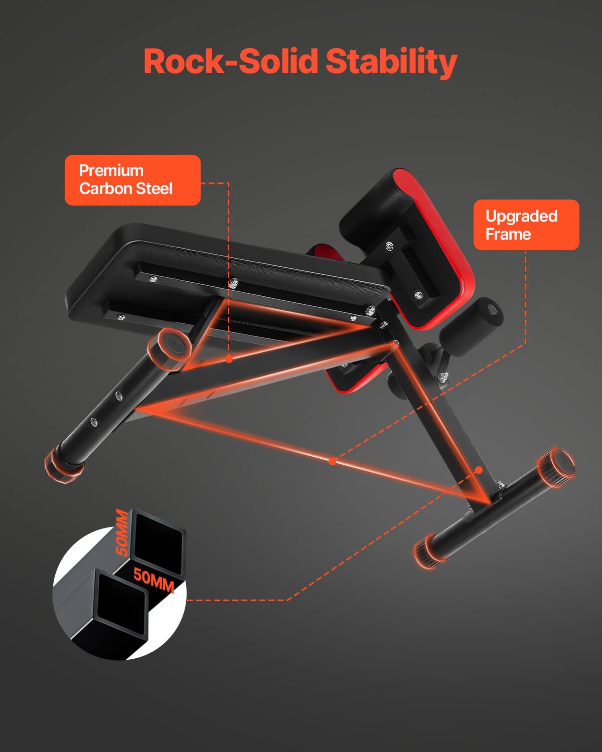 Rock-Solid Stability

Premium Carbon Steel

Upgraded Frame

50MM 50MM