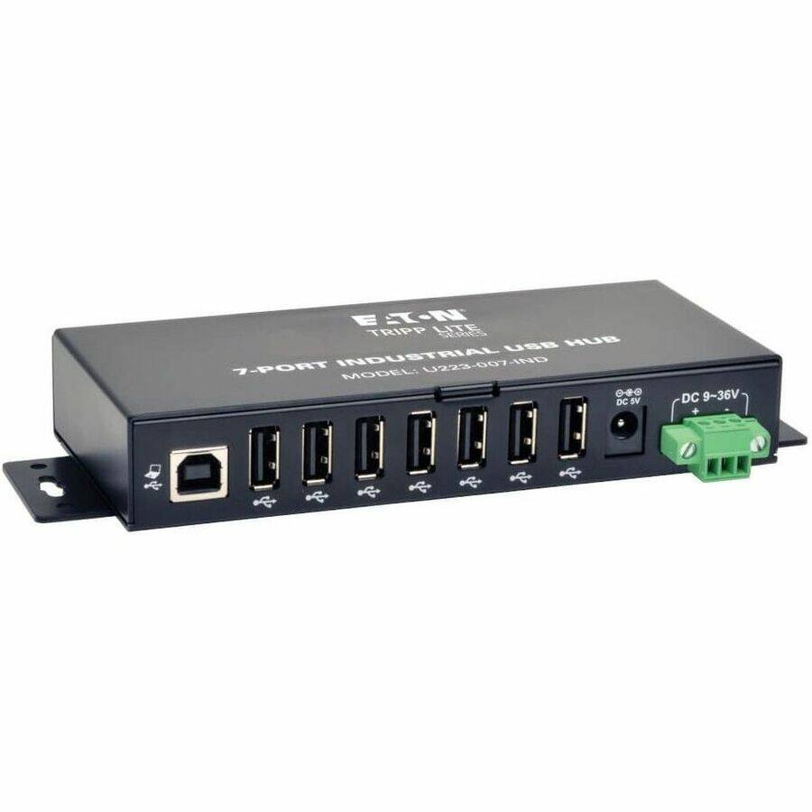 ET-N TRIPP LITE USB HUB INDUSTRIAL 0223-007-IND 7-PORT MODEL DC 5V DC 9-36V