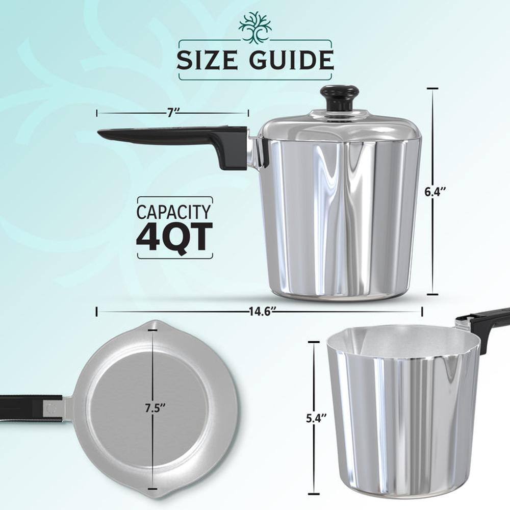 SIZE GUIDE

CAPACITY 4QT

7" 6.4" 14.6" 7.5" 5.4"