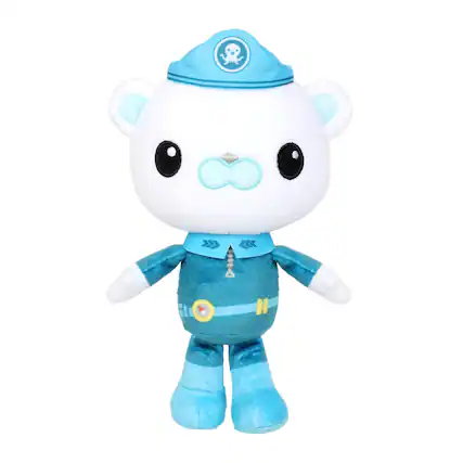 Front. Moose Toys - Octonauts Above & Beyond 8 Inch Plush | Captain Barnacles - Blue.