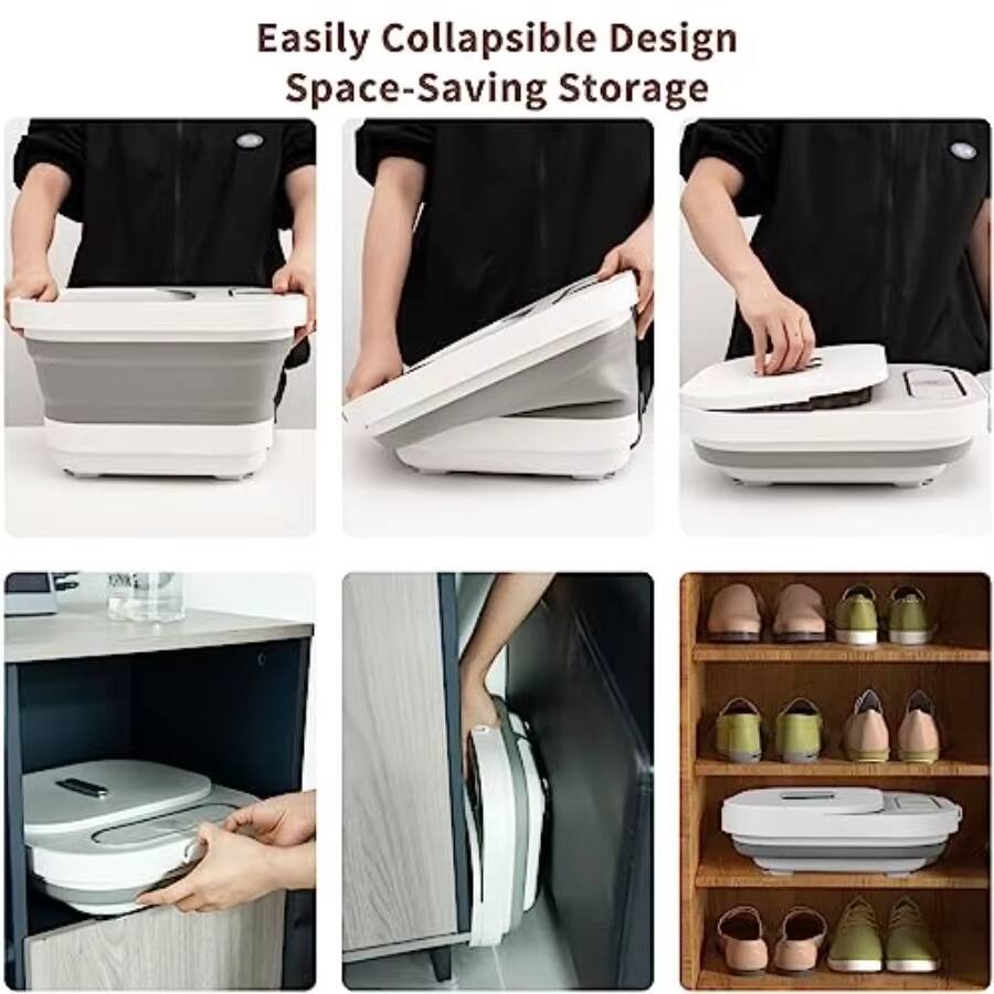 Easily Collapsible Design  
Space-Saving Storage