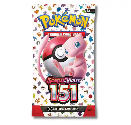 6+ Pokémon™ Trading Card Game Scarlet & Violet 151 10 Additional Game Cards