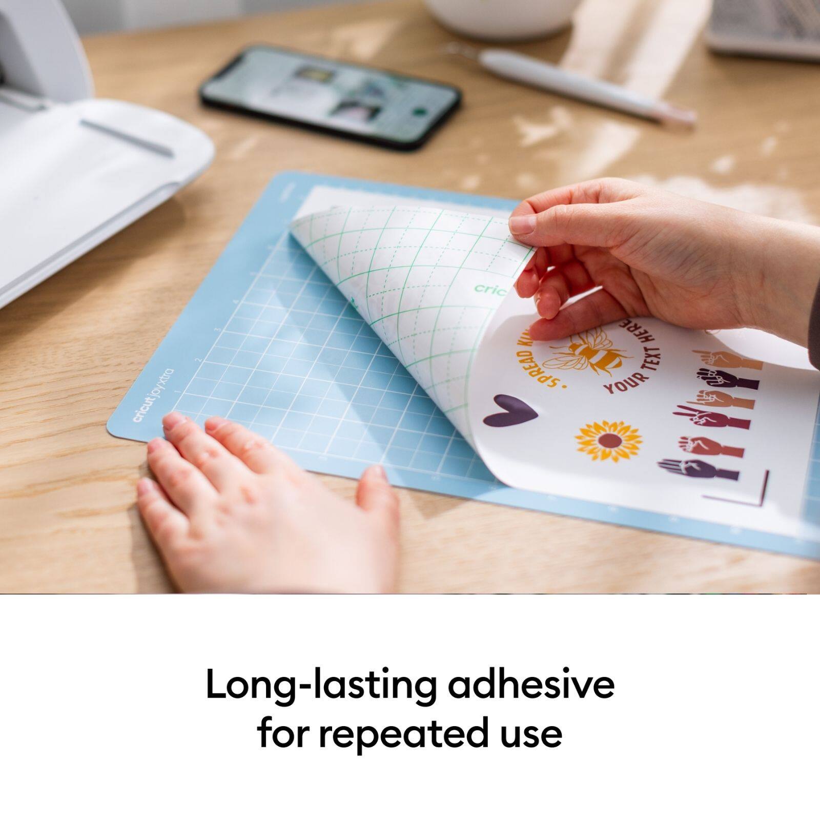 Long-lasting adhesive for repeated use