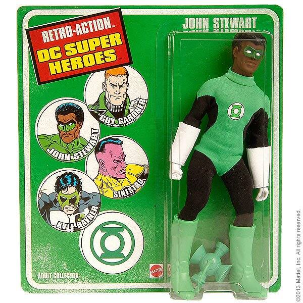 Mattel - John Stewart DC Universe Super Heroes Retro Series Action Figure - Multi
