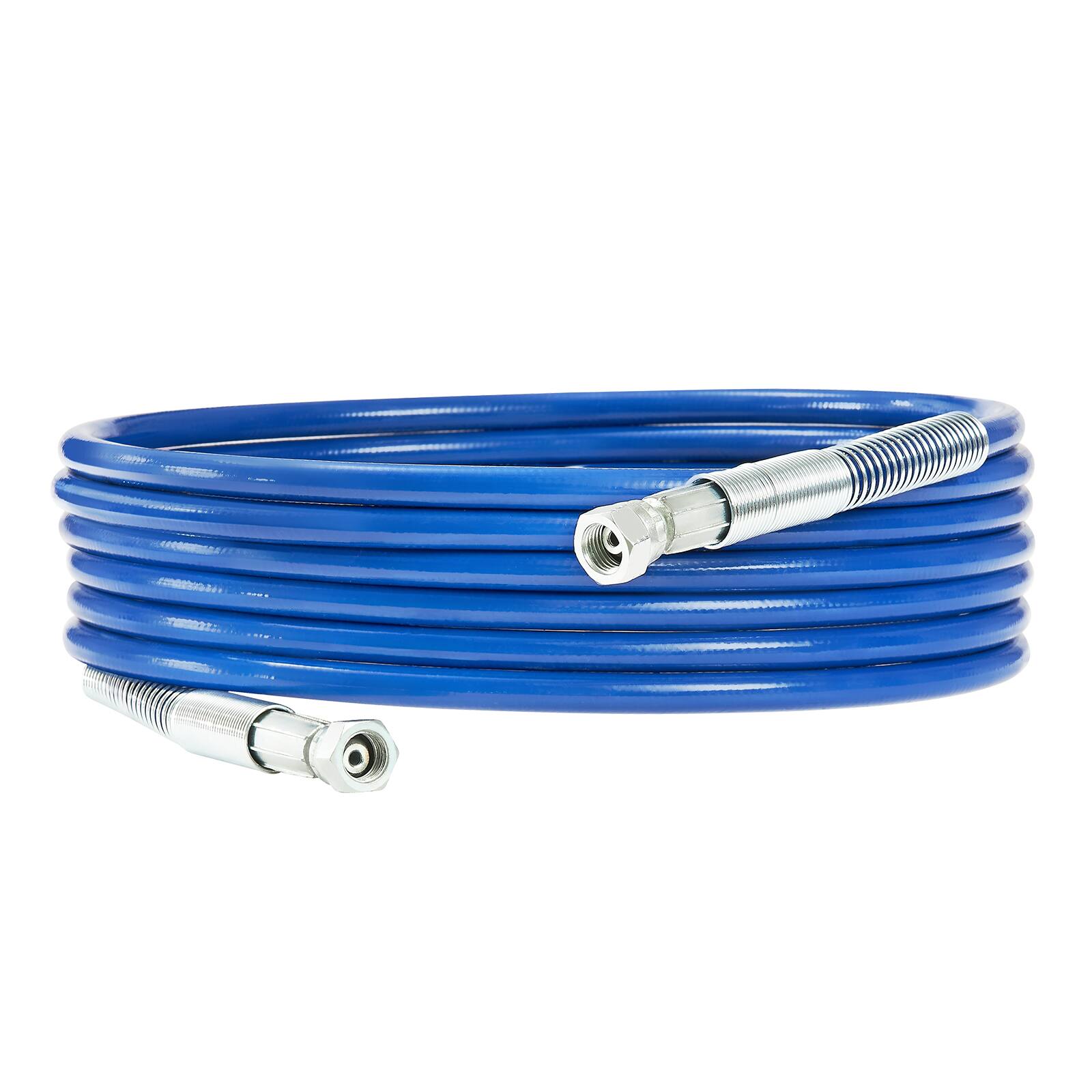 Alt View 5. VEVOR - 25ft Airless Paint Sprayer Hose, 1/4 in Universal Airless Paint Spray Hose, 4350 PSI High Pressure Flexible Airless - Blue.