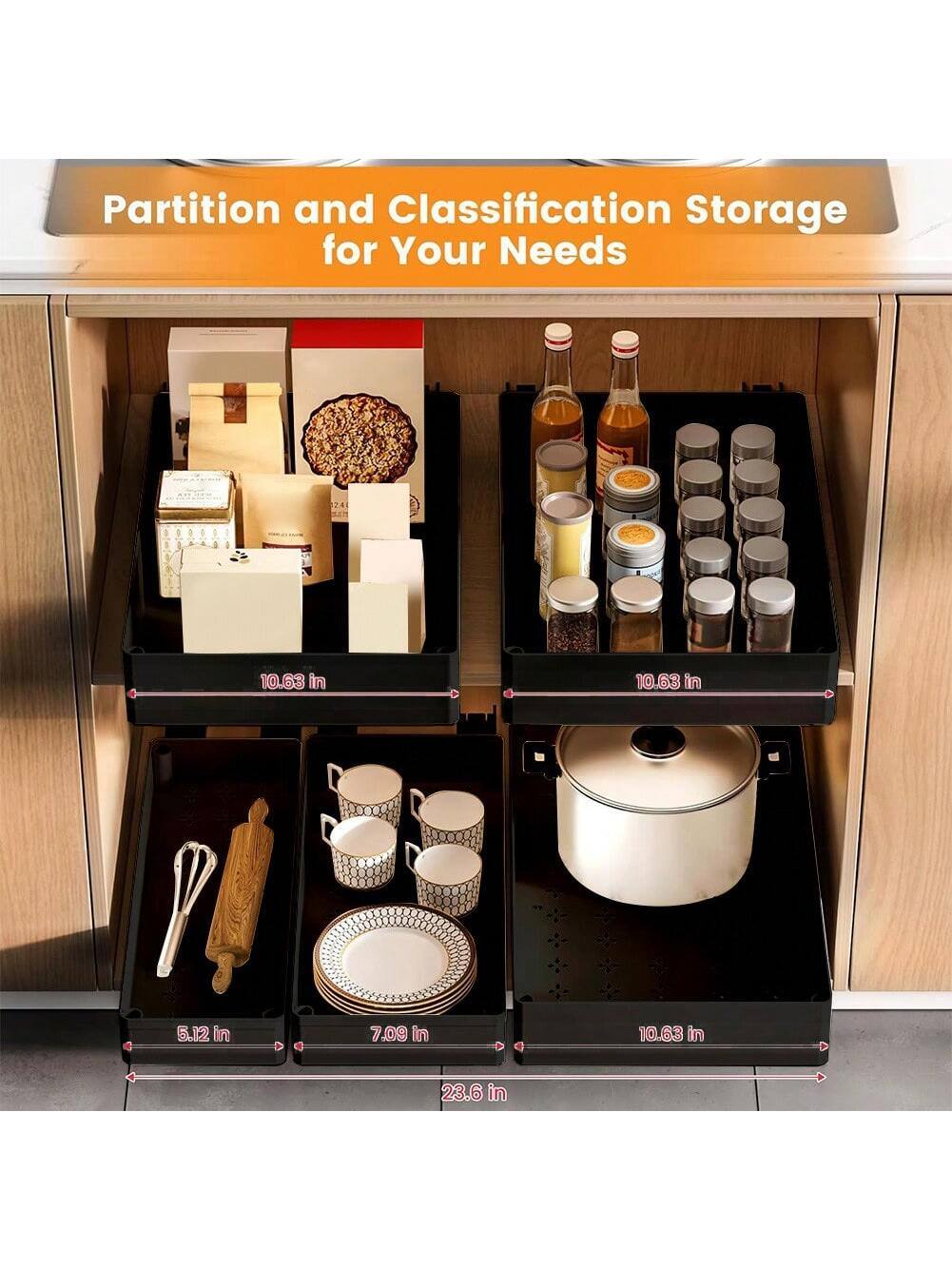 Partition and Classification Storage for Your Needs

10.63 in  
10.63 in  
5.12 in  
7.09 in  
10.63 in  
23.6 in