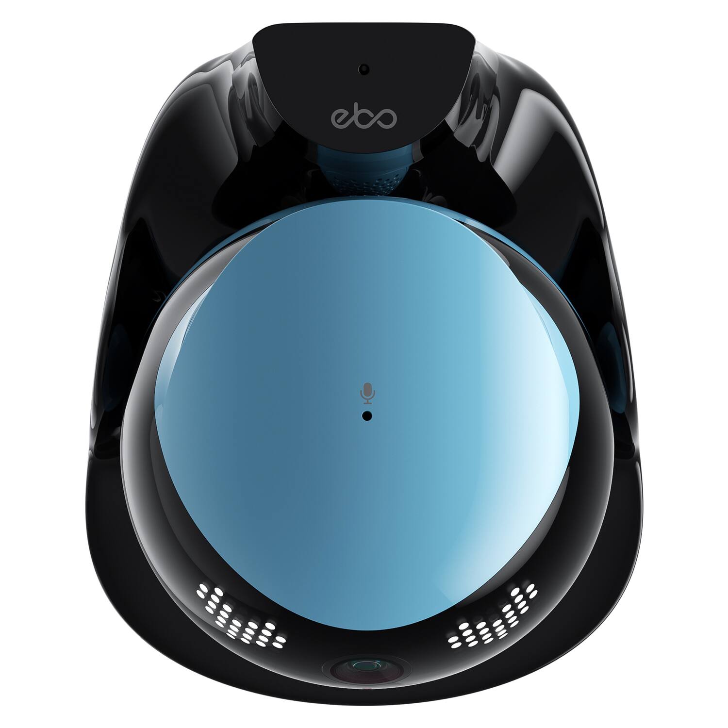 Alt View 5. Enabot - EBO Air 2 Whole-Home Mobile Robot, 2K Ultra HD Camera, Remote Monitoring and Control - Jay Blue.