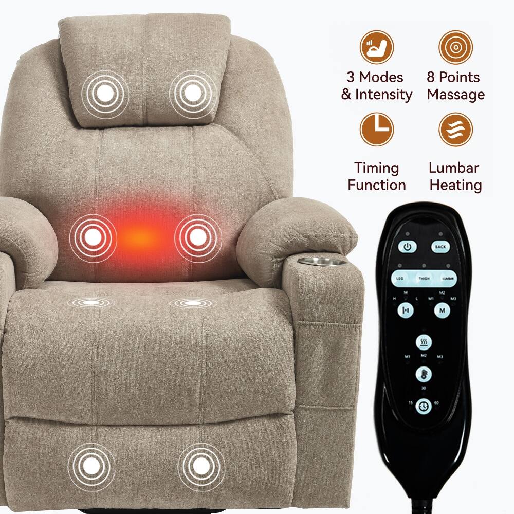3 Modes & Intensity Massage  
8 Points  
Timing Function  
Lumbar Heating  

BACK  
LEG  
THIGH  

M  
M  
I  
IM  
M2  
MJ  
M  

5  
M)  
XI  
15  
NO