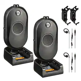 Motorola - CLP1080e 8-Channel Two-Way UHF Business Radio (CLP1080E) (2-Pack) - Black