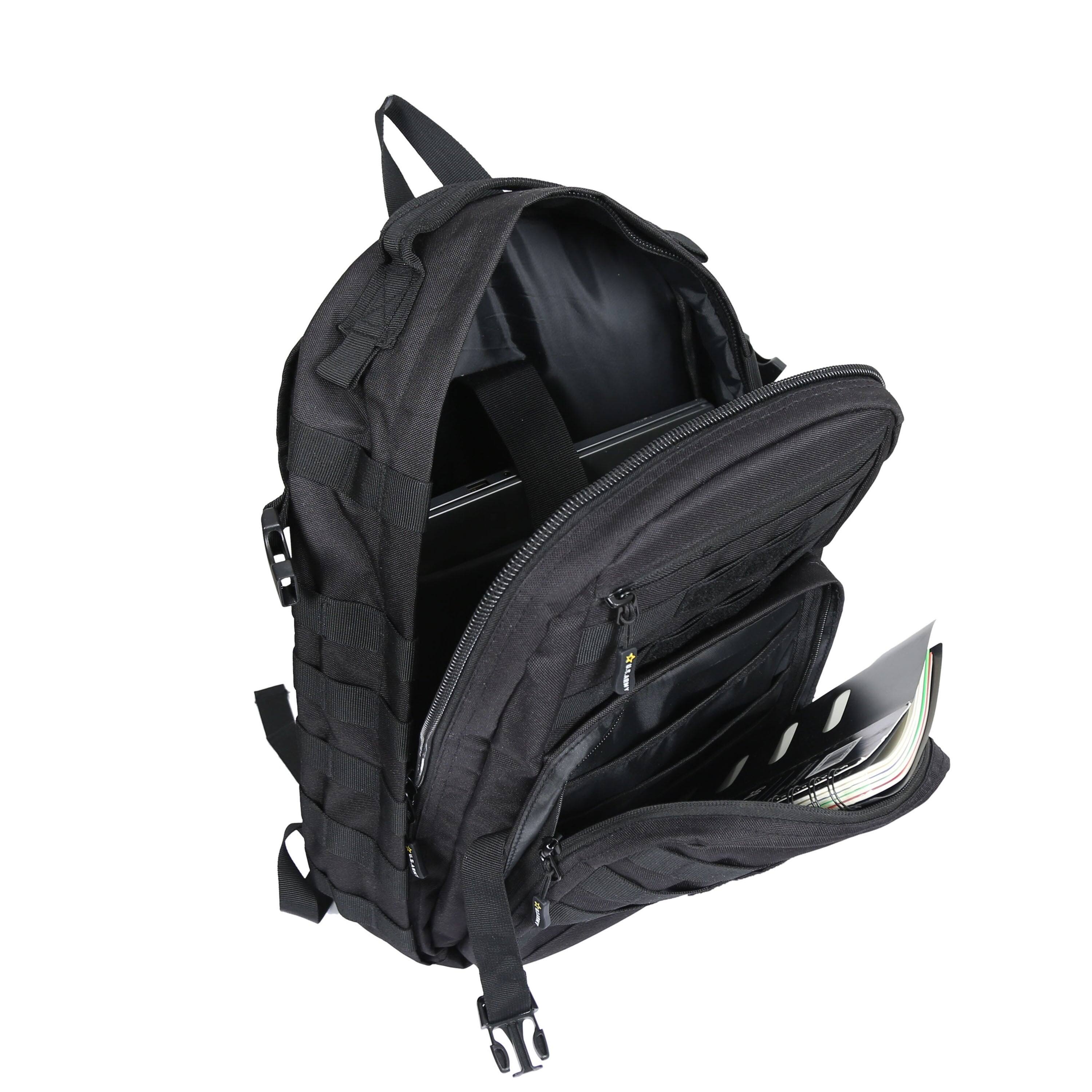 Alt View 4. US Army - WHISKEY High Performance Tactical Backpack - BLACK.