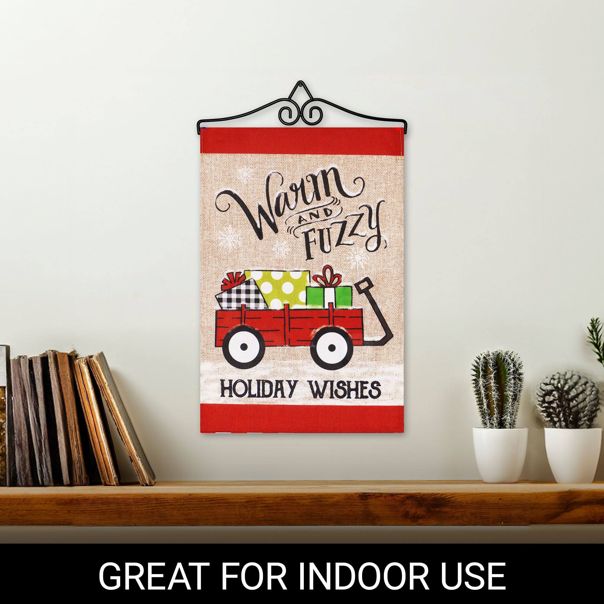 Warm and Fuzzy Holiday Wishes  
Great for Indoor Use