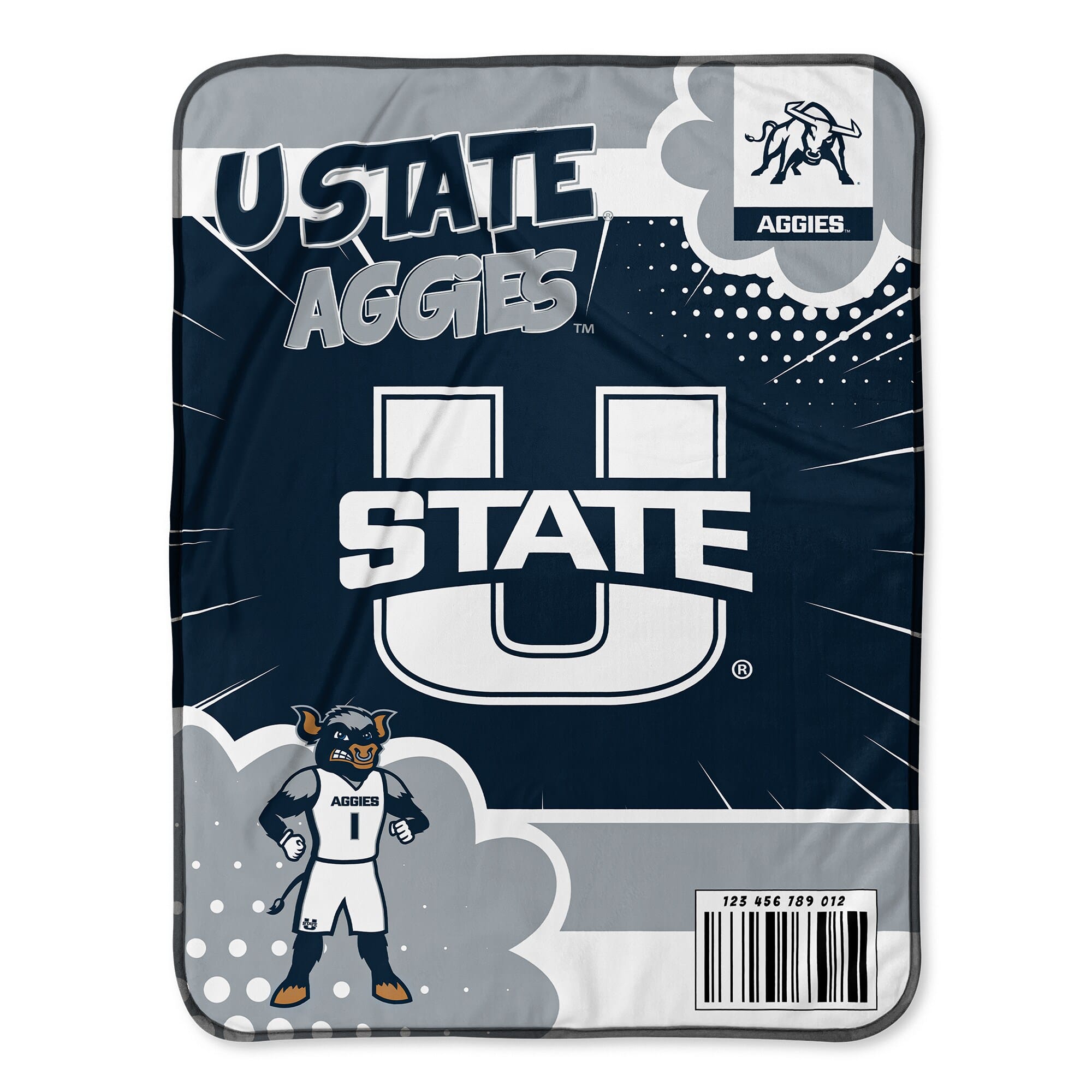 Chad & Jake - Utah State Aggies 30" x 40" Comic Theme Baby Blanket - Multicolor