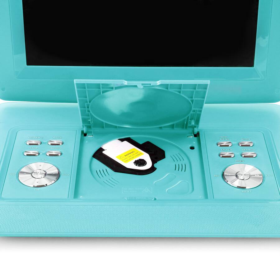 Trexonic Refurbished Excellent 14.1 Inch Portable TV+DVD Player with ...