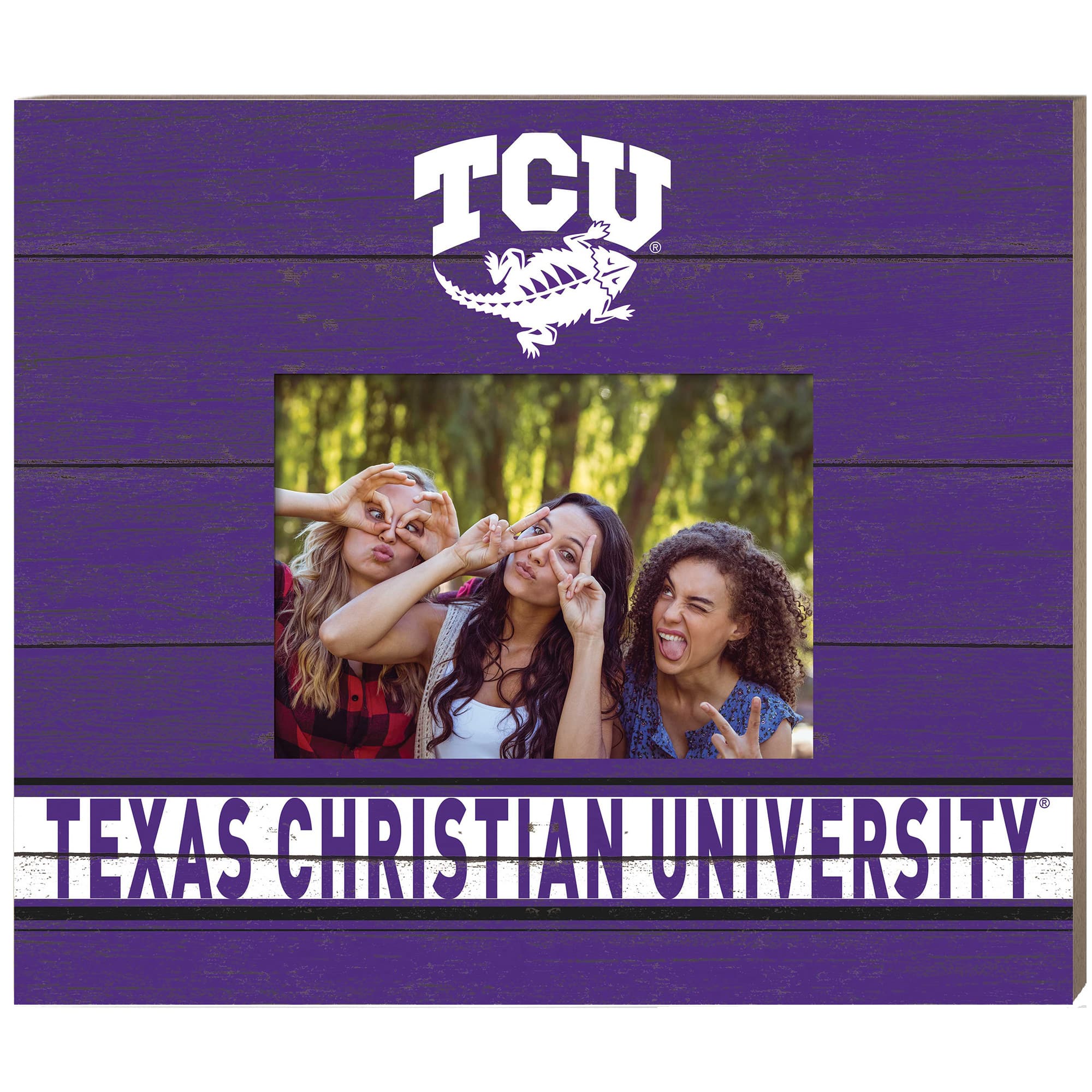 Jardine - TCU Horned Frogs 11'' x 13'' Team Spirit Scholastic Picture Frame - Purple price history on PriceWatchPro