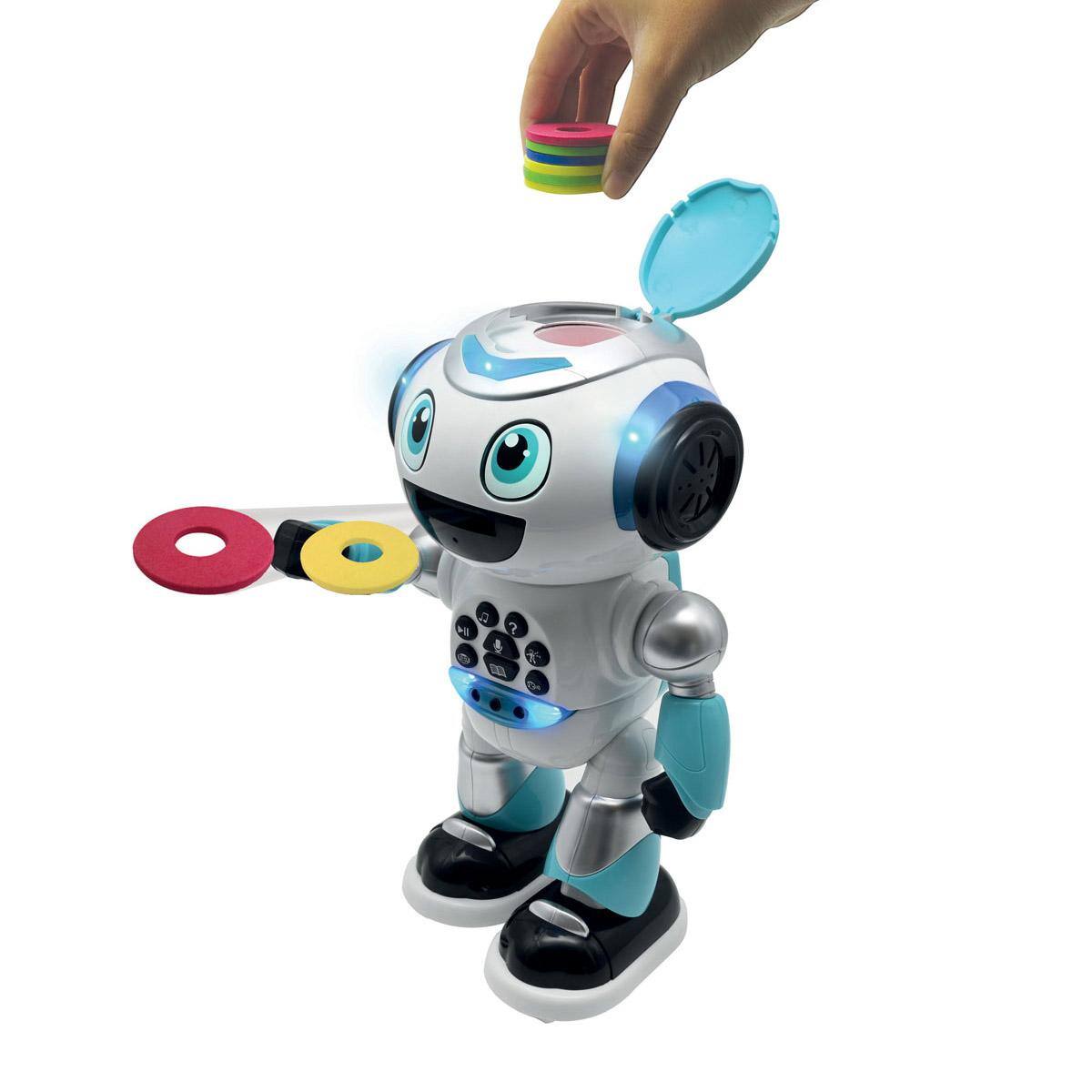 Alt View 3. Lexibook - Powerman Advanced STEM Robot with Quiz. Music & Disc Shooting.