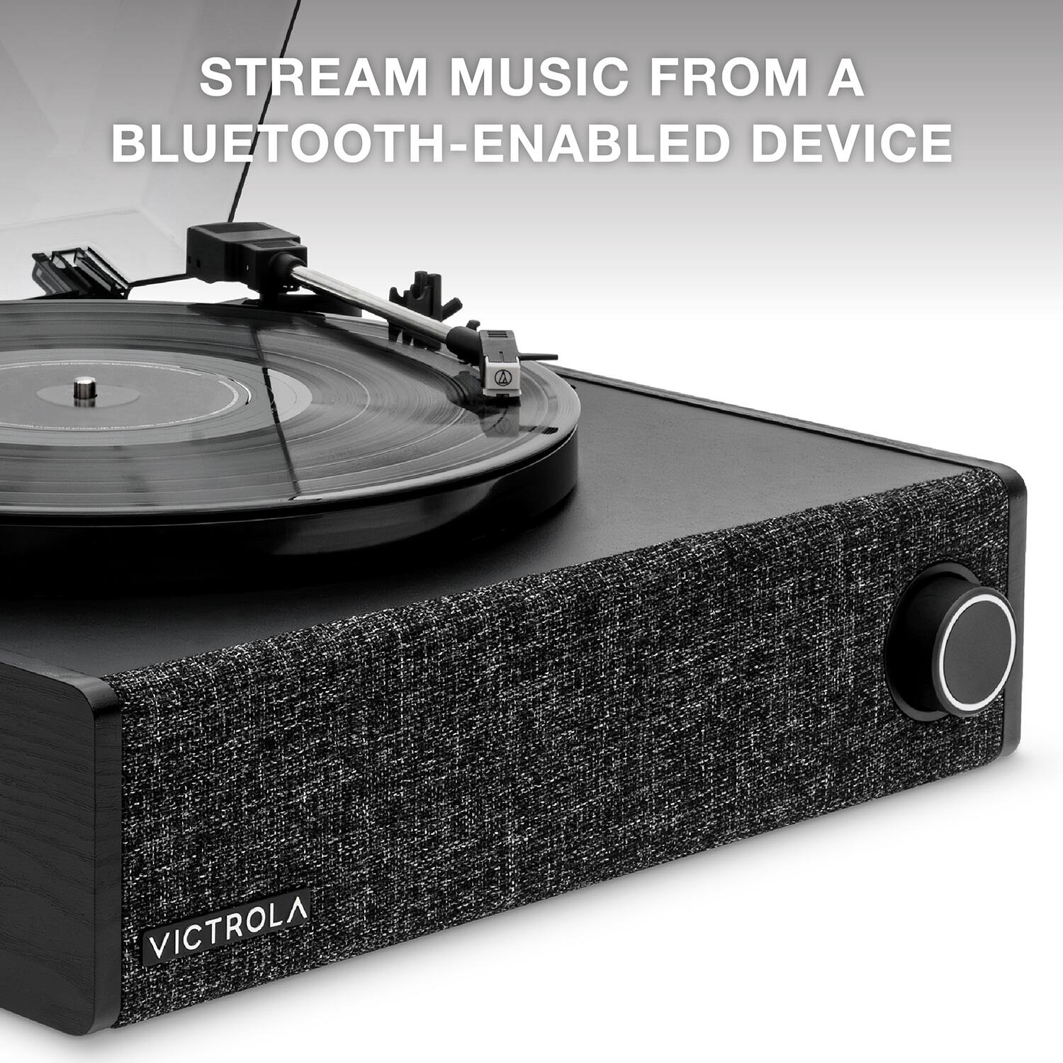 STREAM MUSIC FROM A BLUETOOTH-ENABLED DEVICE

VICTROLA