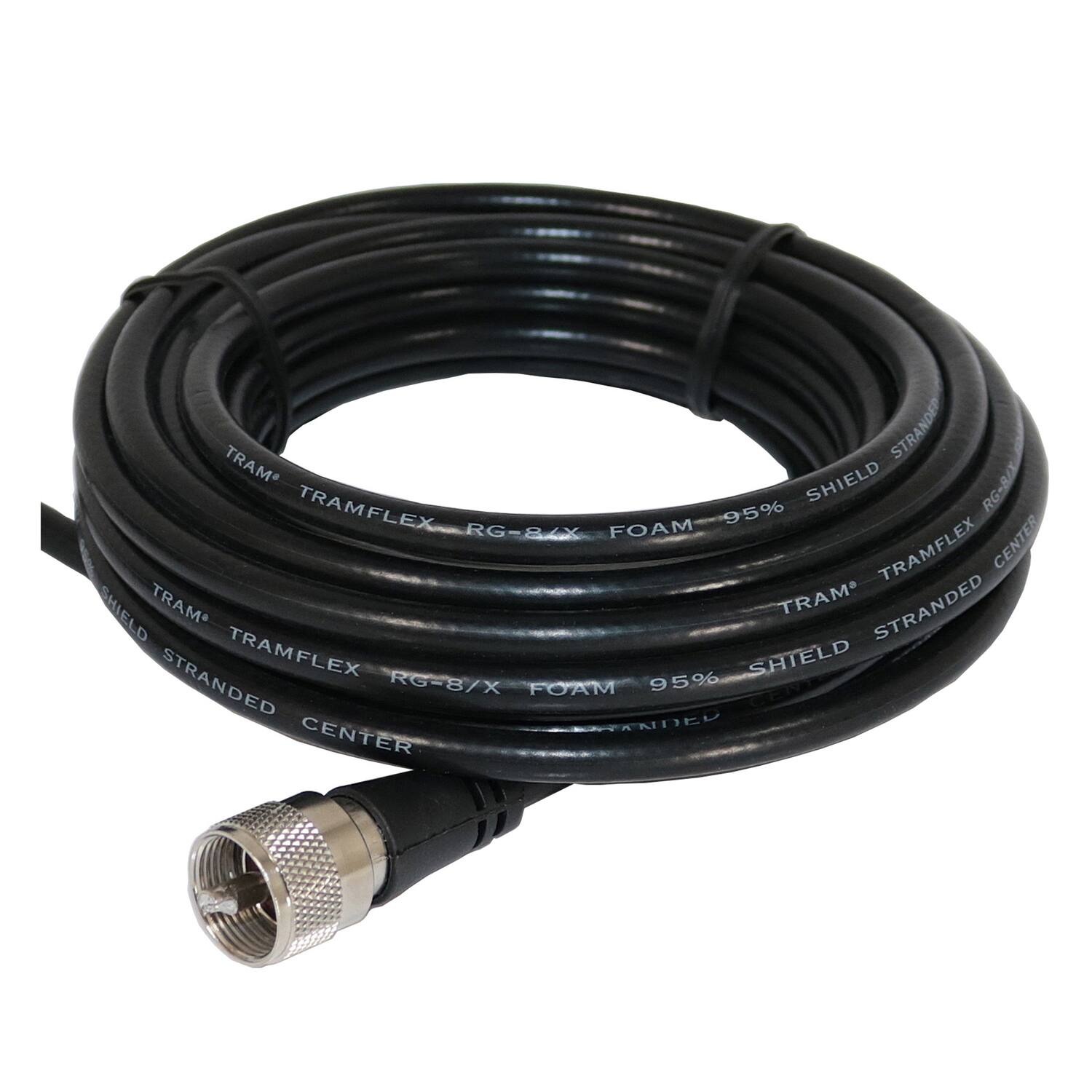 TRAMFLEX RG-8/X  
STRANDED  
SHIELD  
FOAM 95%  
CENTER  

TRAMFLEX RG-8/X  
STRANDED  
SHIELD  
FOAM 95%  
CENTER