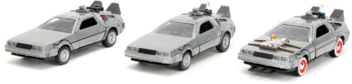 Alt View 2. Jada Toys - Jada Toys - 1:32 Back to the Future -  Hollywood Rides - Time Machine 3 Pack.