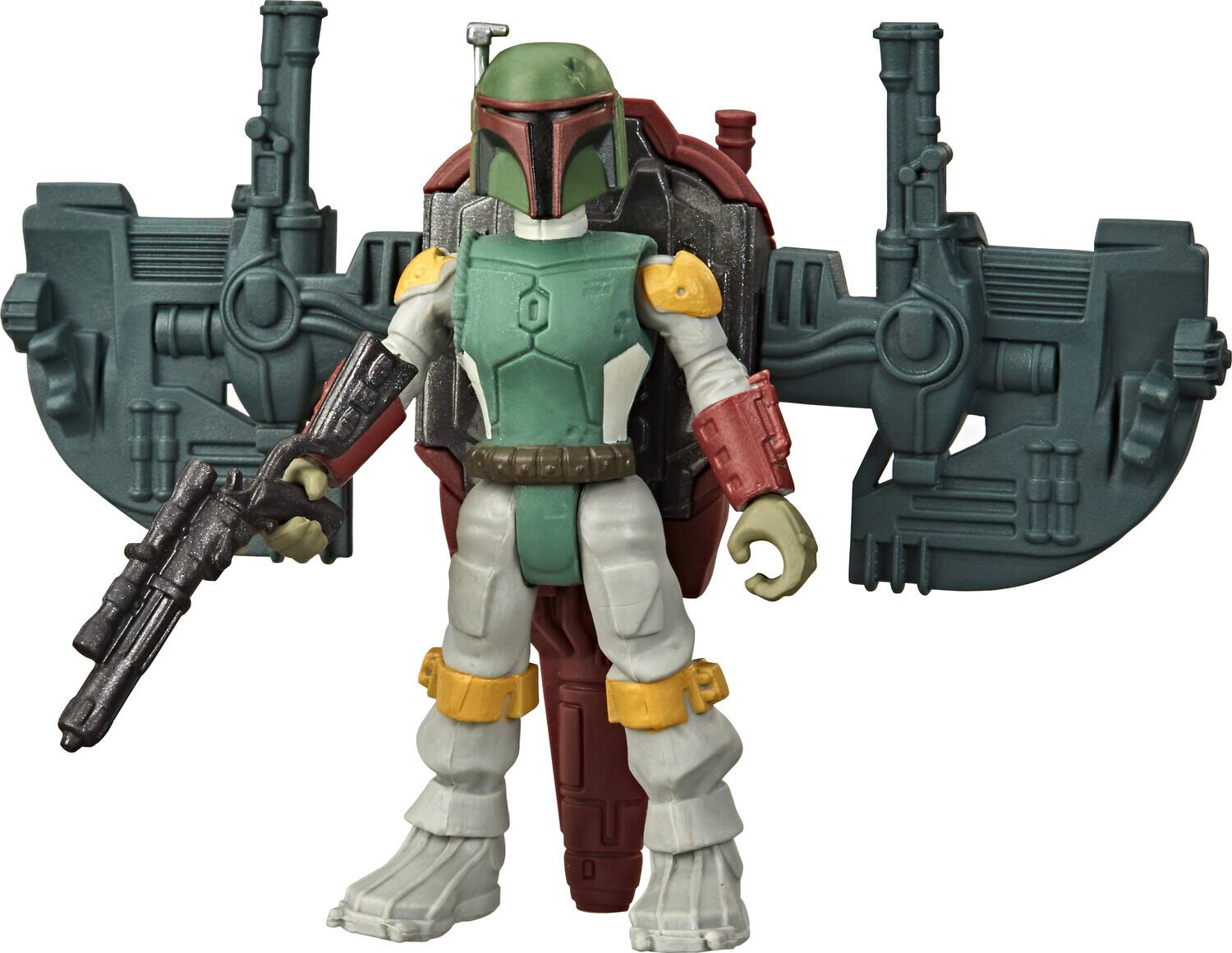 Alt View 1. Hasbro - Hasbro Collectibles - Star Wars Mission Fleet Boba Fett Capture in the Clouds   - Collectibles - Multicolor.