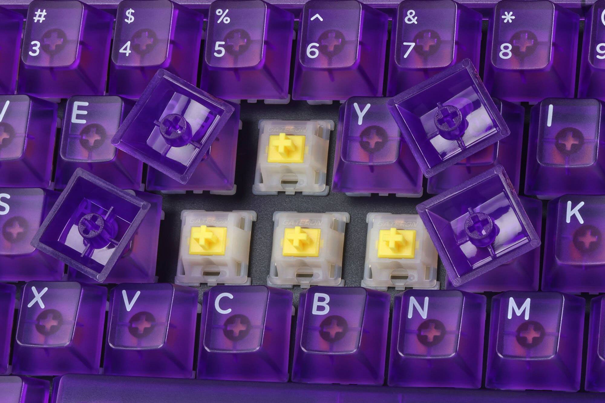 # 3 + $ 4 + % 5 6 & 7 8 ( 9 / E Y S + GATERON Y S + GATERON GATERON K X V C B N M