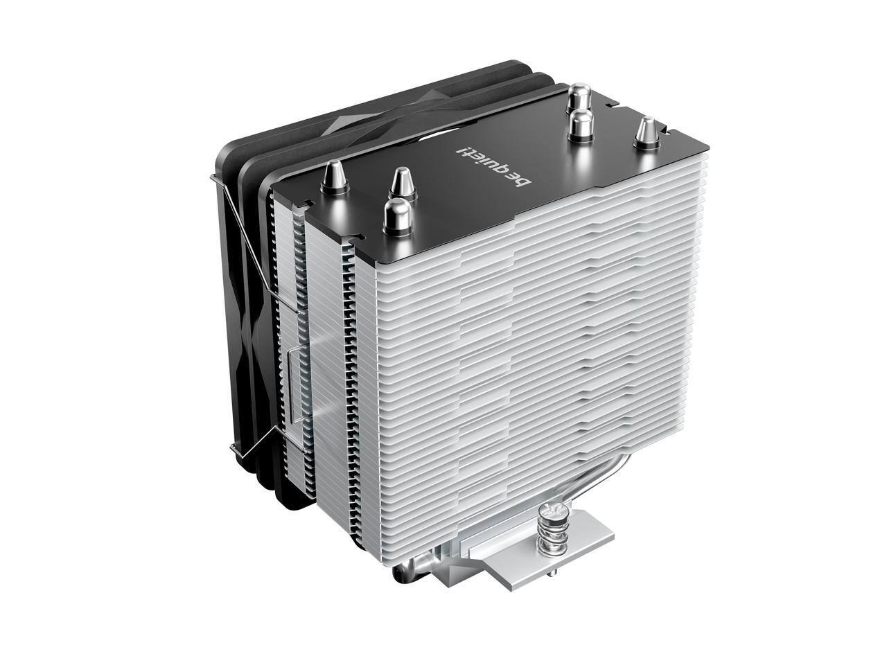 Alt View 1. be quiet! - be quiet! Pure Rock Slim 3, CPU Cooler, 130 W TDP, 100 mm PWM be quiet! Fan, 3 Heatpipes, Asymmetric Design, Slim Tower - Black.