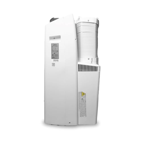 Alt View 5. Midea - MIDEA 14,000 BTU (12,000 BTU SACC) HIGH EFFICIENCY INVERTER QUIET - WHITE.