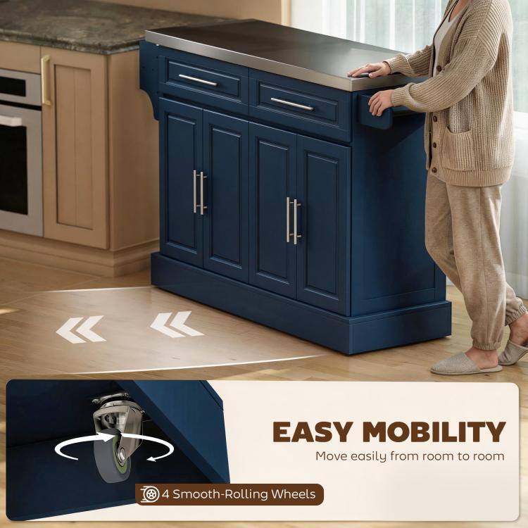 EASY MOBILITY  
Move easily from room to room  
4 Smooth-Rolling Wheels