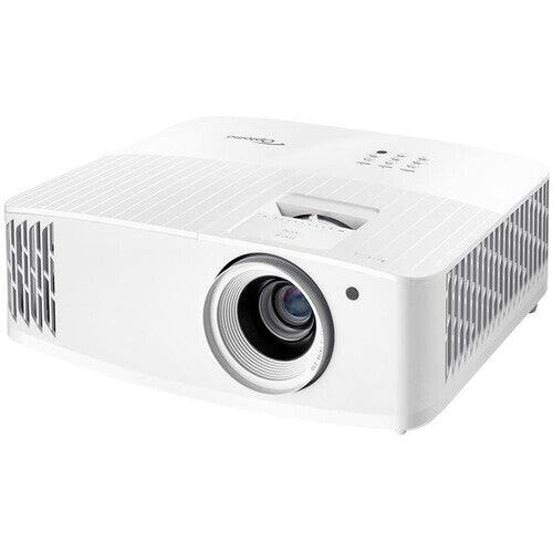 Left. Optoma - Optoma 4K400x 3D DLP Projector - 16:9 - High Dynamic Range (HDR) - Front - 2160p - 4000 Hour Normal Mode - 10000 Hour - 1.07 Billion Colors (30-bit).