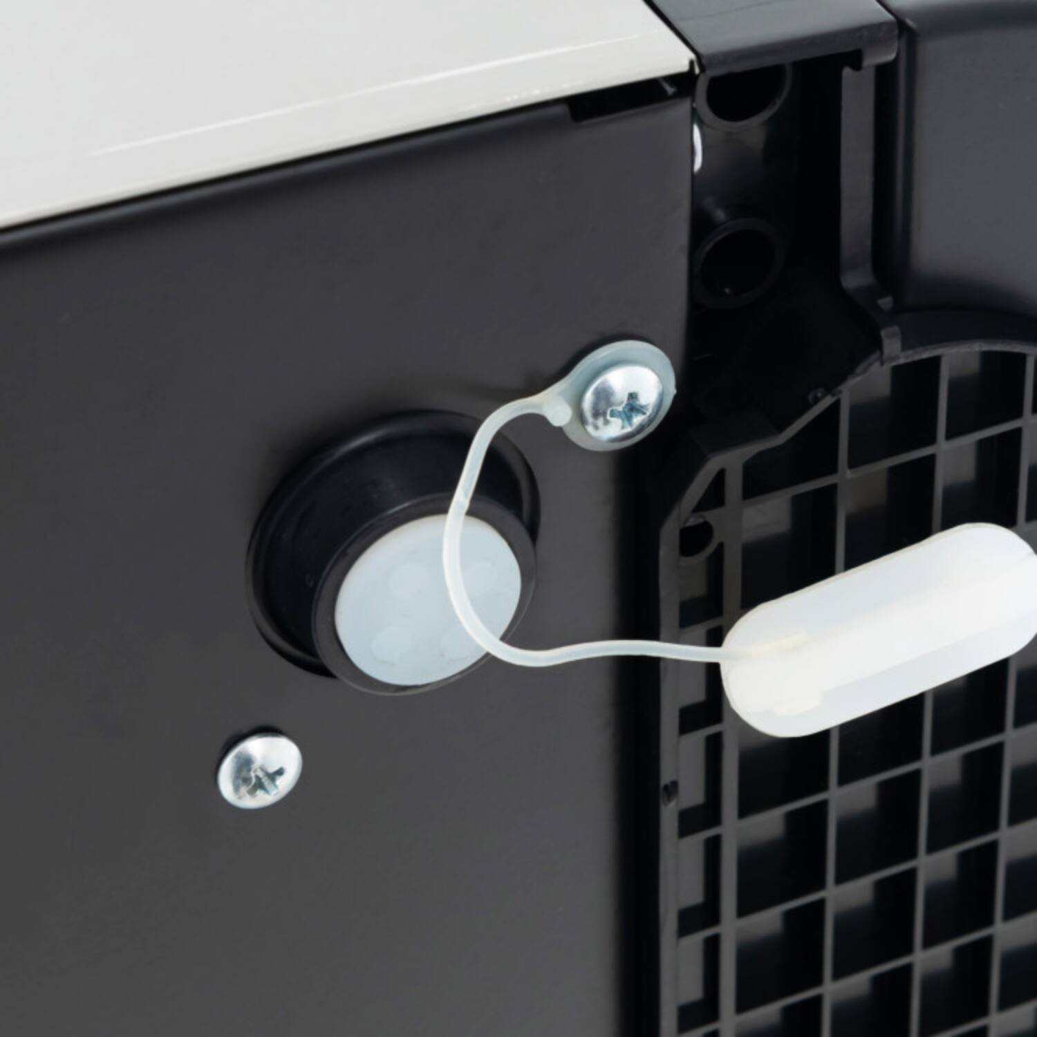 Alt View 8. LUCKY ONE - Self-Dispensing Nugget Ice Maker 56 lbs/24h with Soft Chewable Ice - Silver.