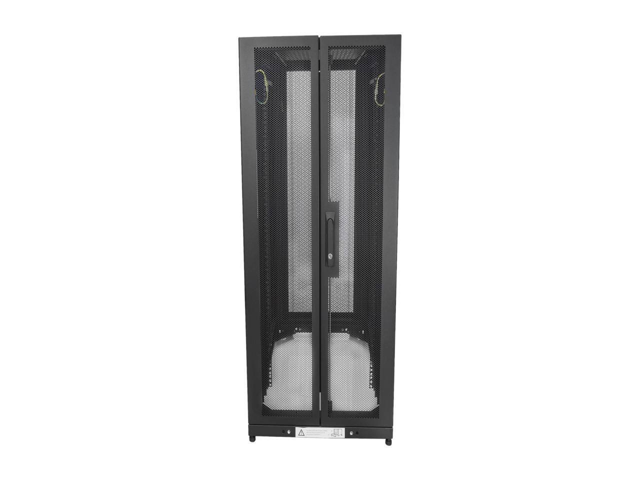 Alt View 1. Startech - StarTech.com RK2537BKM 25U Server Rack Cabinet - 37" Deep Enclosure - Network/Computer Cabinet - Black.