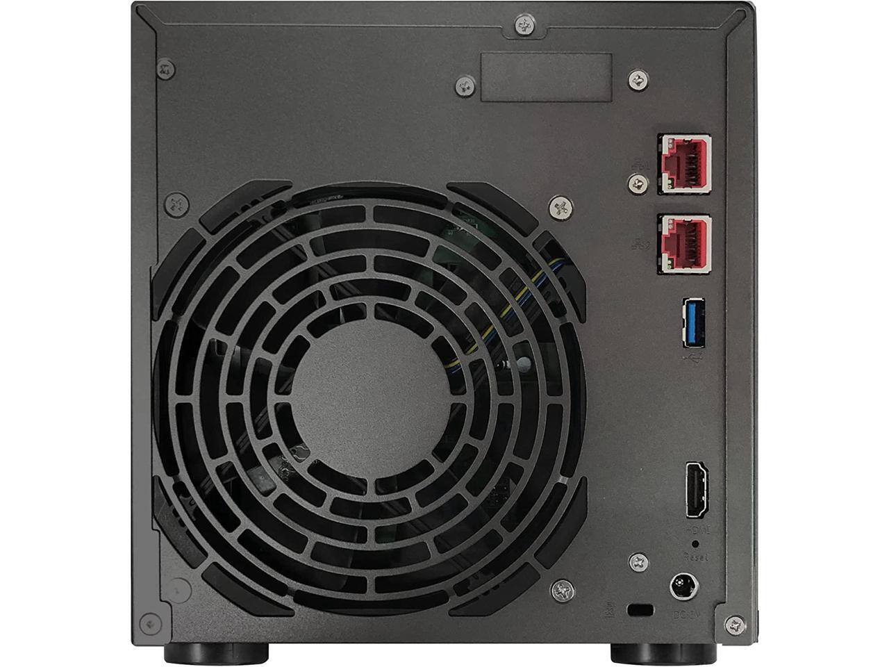 Alt View 4. Asustor - Asustor Lockerstor 4 Gen 2 AS6704T, 4-Bay NAS, 2.0GHz, 2.5GbE, 4GB RAM, M.2 SSD Slots (Diskless).