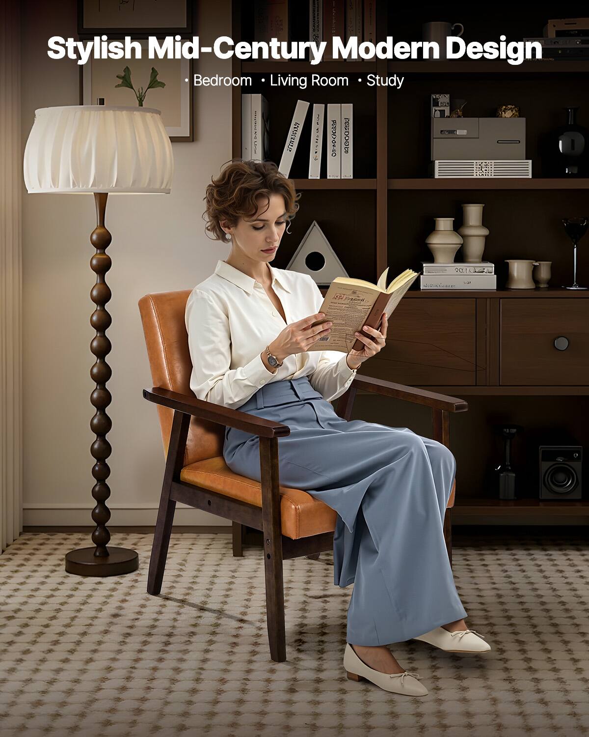 Stylish Mid-Century Modern Design  
• Bedroom • Living Room • Study