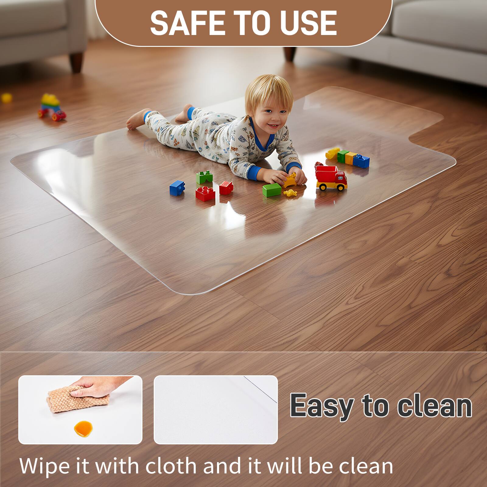 SAFE TO USE

Easy to clean

Wipe it with cloth and it will be clean