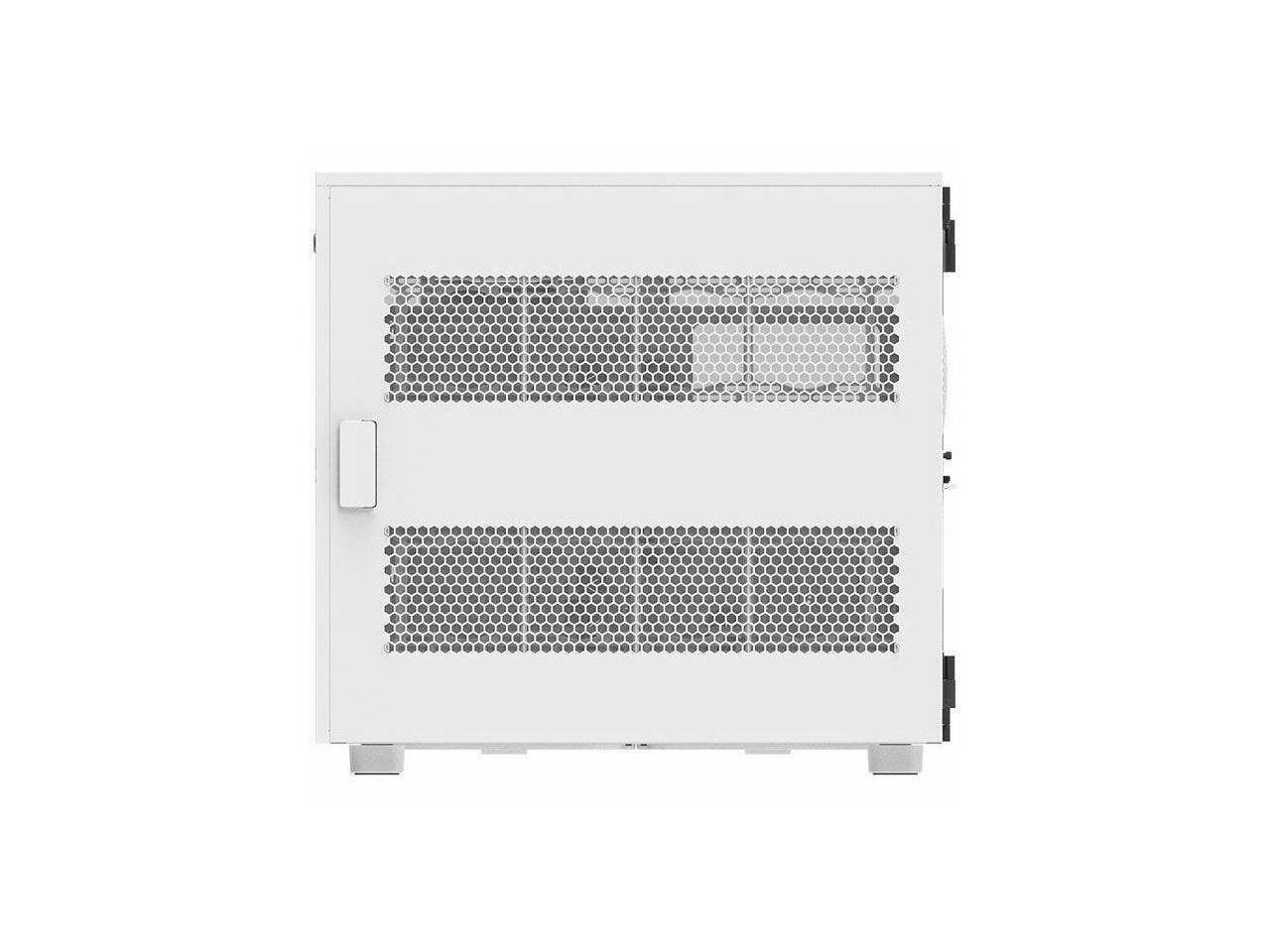 Alt View 7. Thermaltake - Thermaltake AX700 TG Snow Super Tower Chassis - Super Tower - Snow - Steel, SPCC, Tempered Glass - 20 x Bay - XL-ATX - Black.